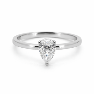 Pear Brilliant Solitaire