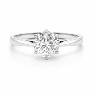 Round Solitaire Diamond Ring