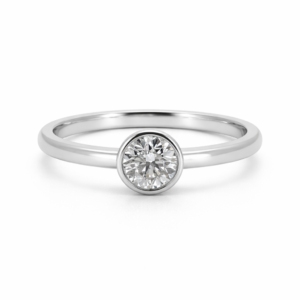 Bezel-Set Round Brilliant