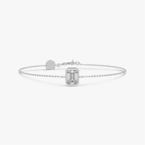 Emerald Cut Diamond Bracelet
