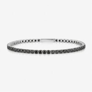 Black Diamond Tennis Bracelet