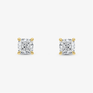 Cushion Cut Studs