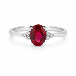 Oval Ruby Ring
