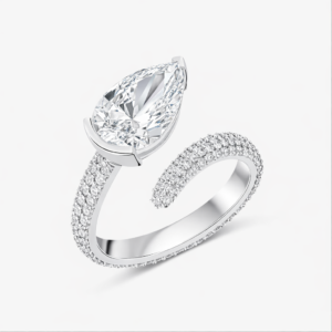 Pear Cut Head Ring